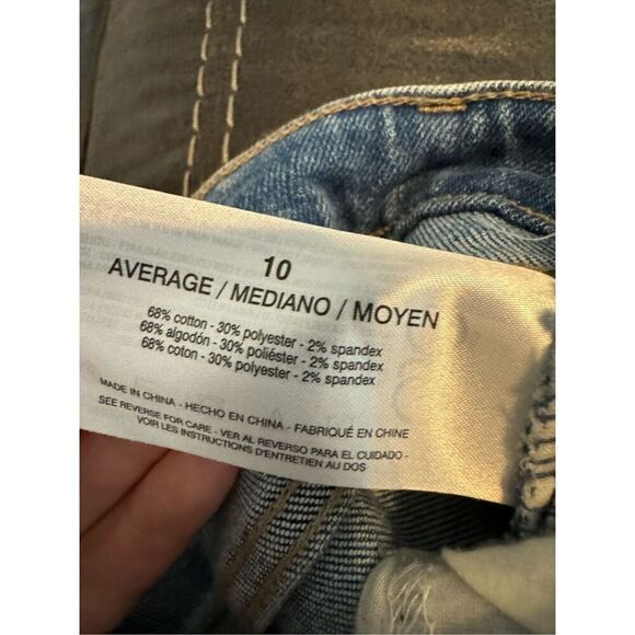 Anne Klein Womens Split Hem Bootcut Jeans Size 10 - Picture 6 of 6